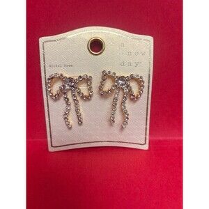 A New Day Bow Crystal stones Sparkling NEW
